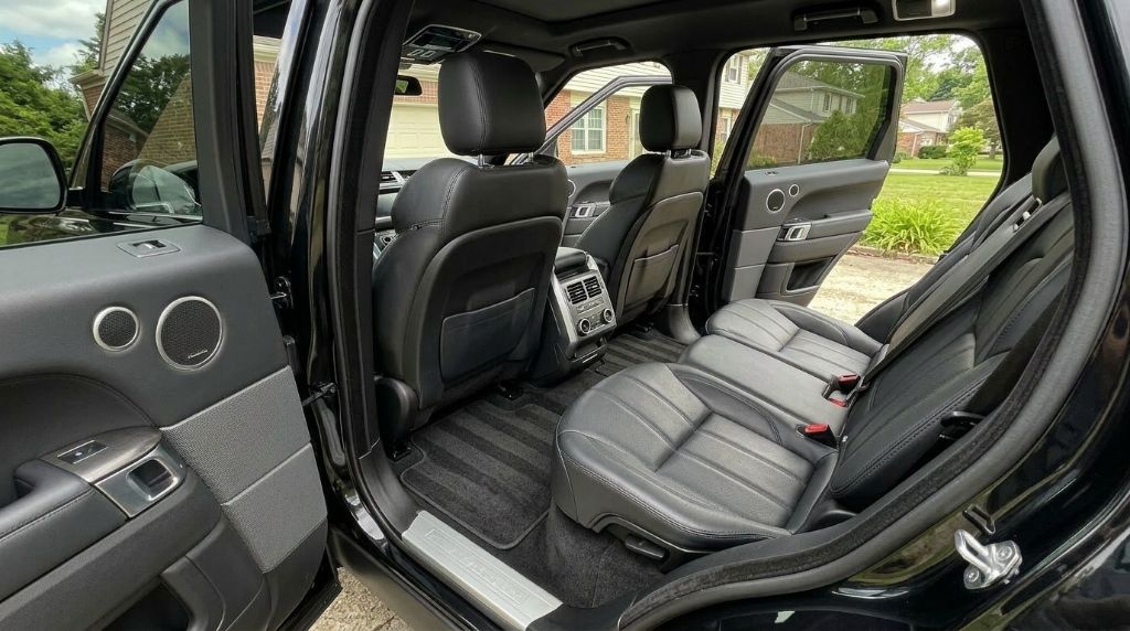 Range Rover rear interior deep clean — Round Rock Mobile Detailing