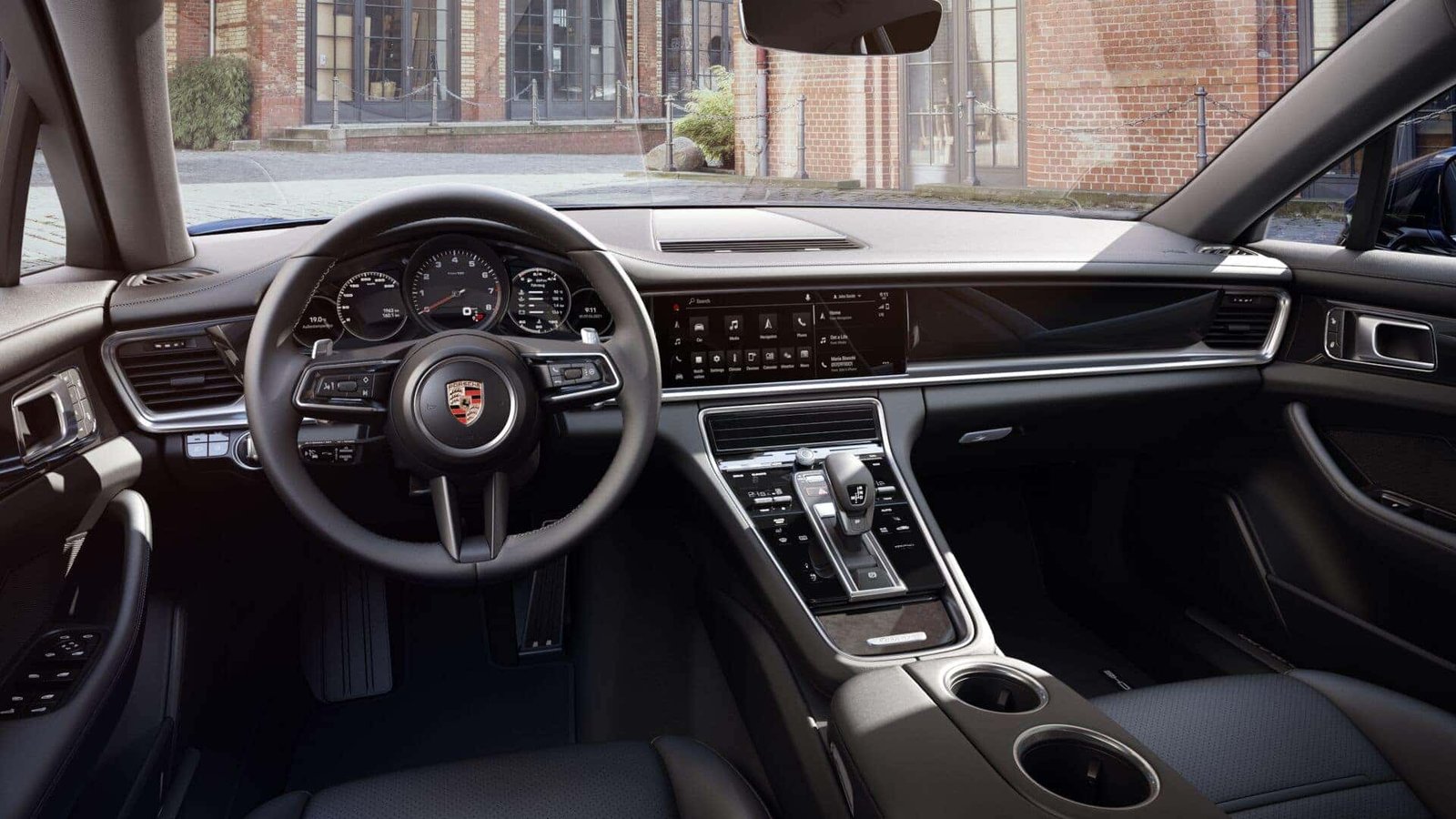 Interior-only detailing — immaculate Porsche Panamera cabin detailed by Round Rock Mobile Detailing